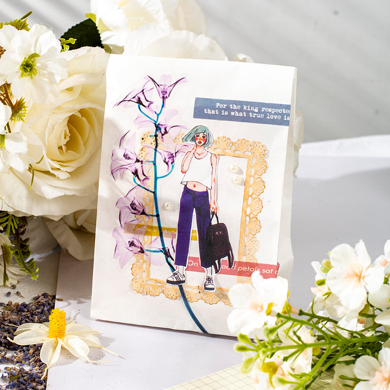 flower stickers for scrapbooking