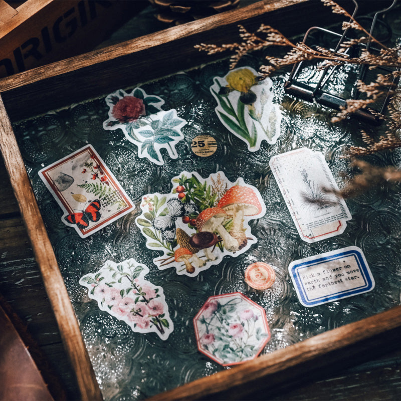 flower washi stickers for art journal