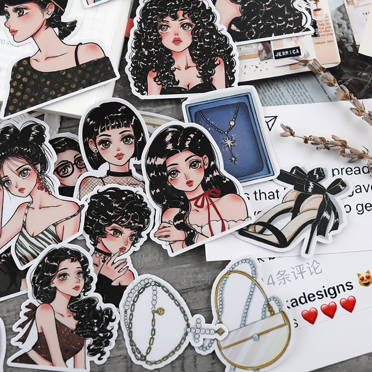 girl stickers for scrapbooking