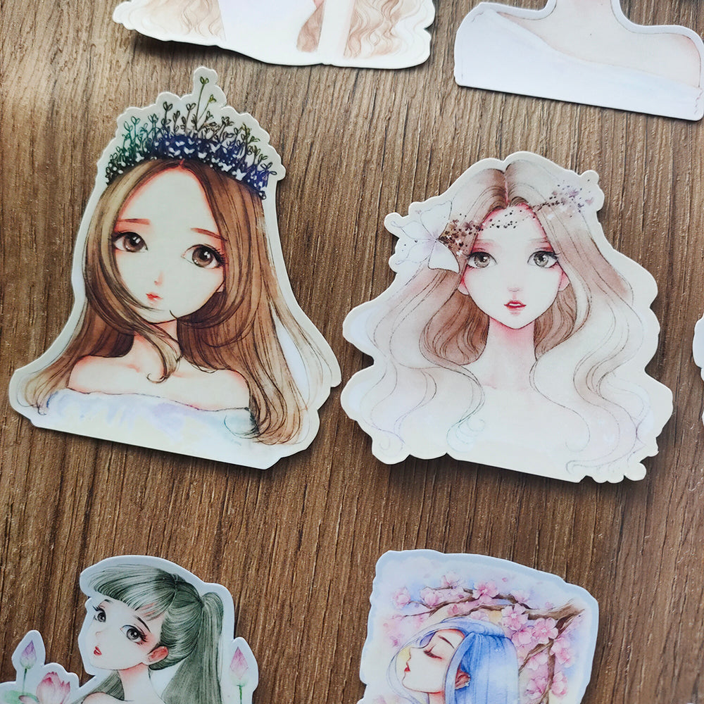 cute girl stickers