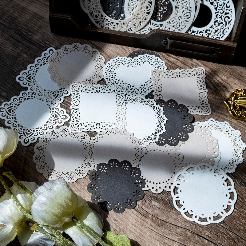 die cut lace paper for scrapbook