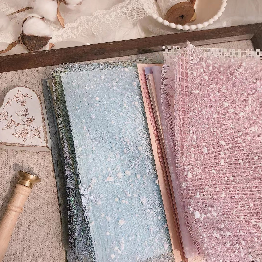 Paquete de papel de álbum de recortes hecho a mano