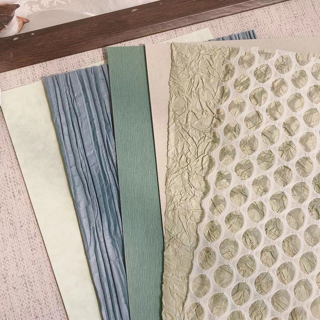 Paquete de papel de álbum de recortes hecho a mano