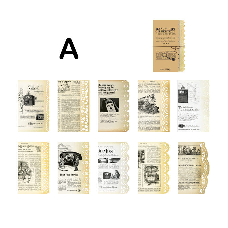 newspaper theme scrapbook paper