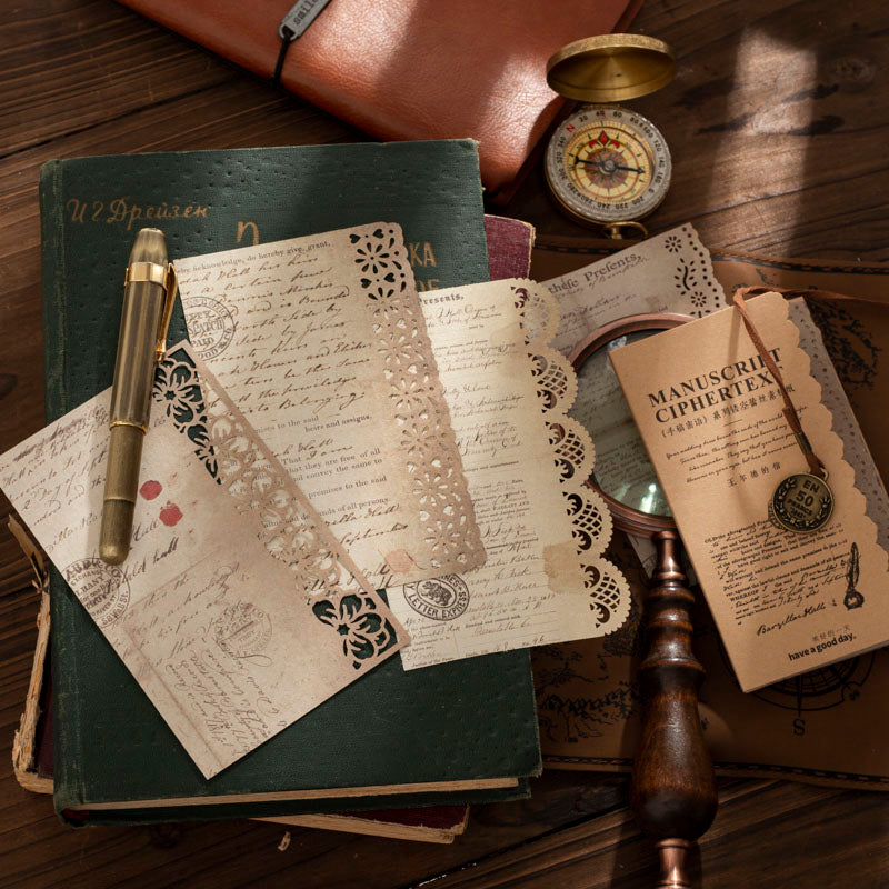 vintage hollow lace scrapbook paper