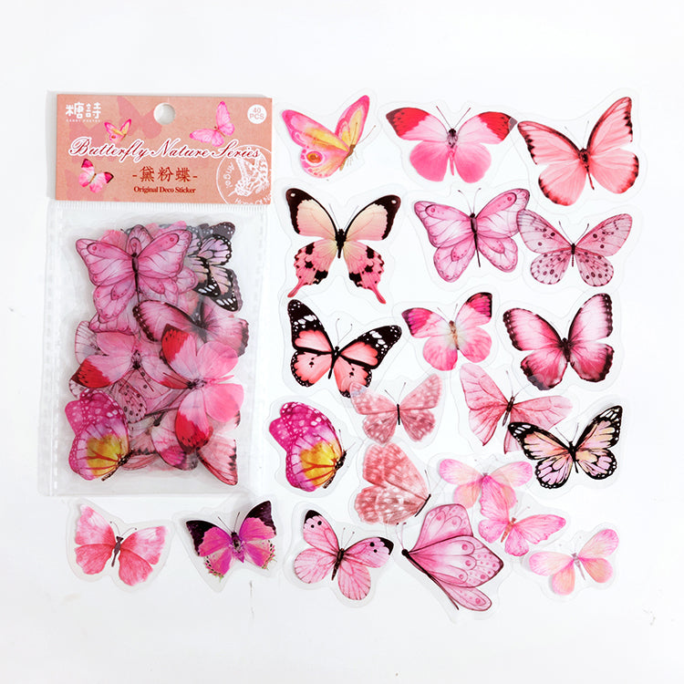 CANDY POETRY Vintage Butterfly Sticker