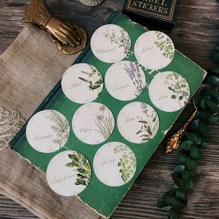 plant-stickers-for-junk-journal
