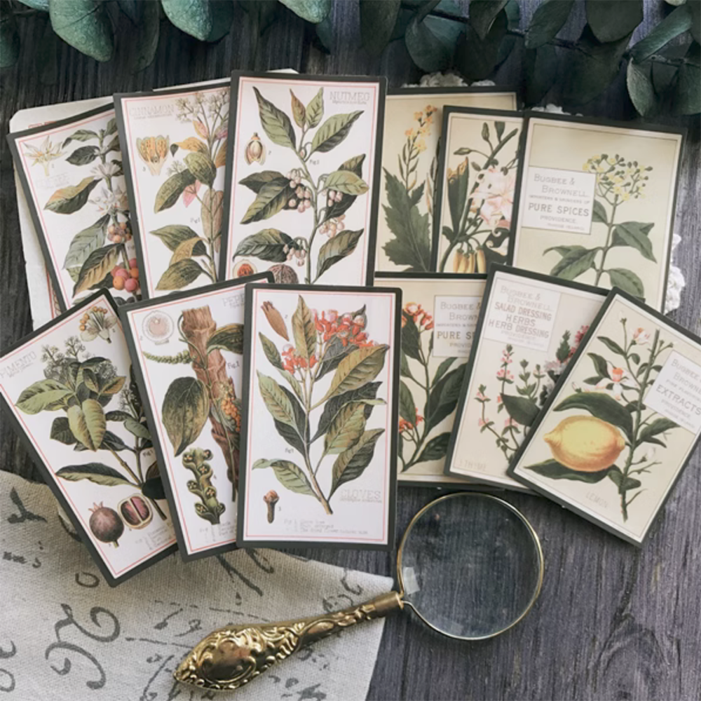 Botanical stickers