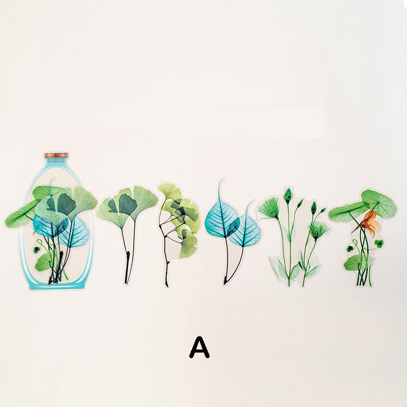 green plant stickers