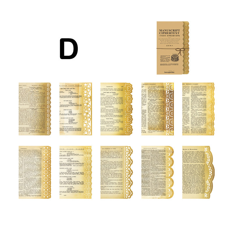 recipe theme scrapbook paper