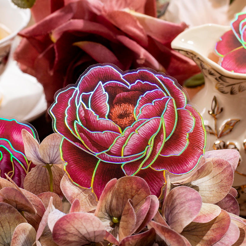 self adhesive flower stickers