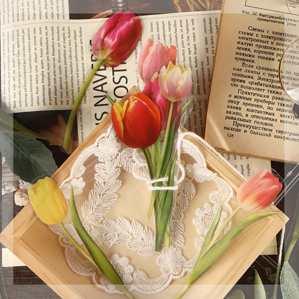 vintage style vintage flower stickers