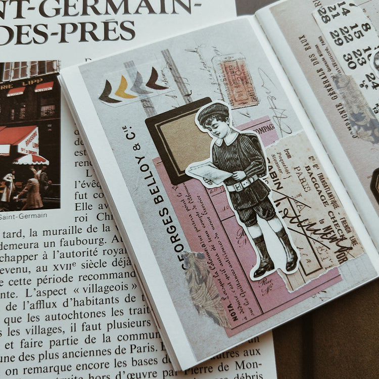 black label stickers for journaling