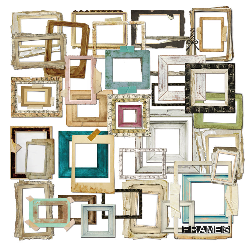 picture frame stickers for scrapbooking