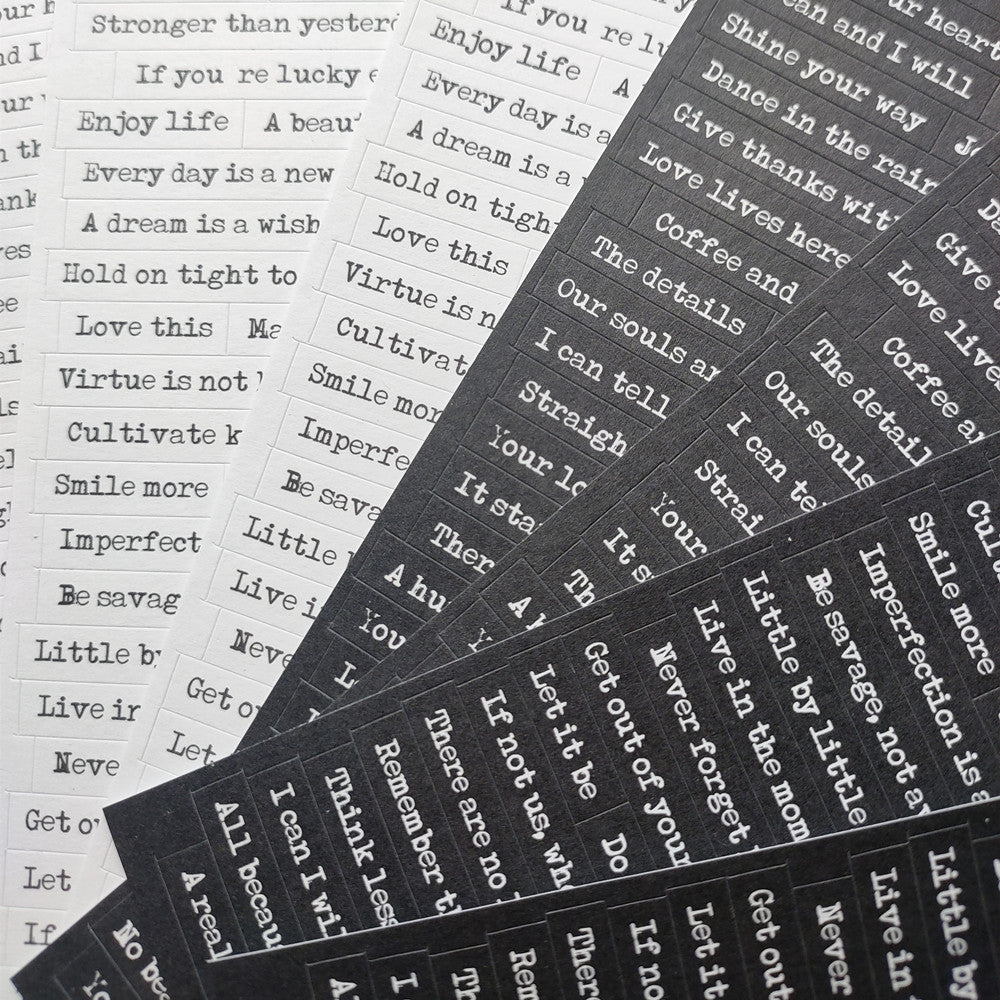 Etiquetas engomadas de la frase de las palabras del vintage