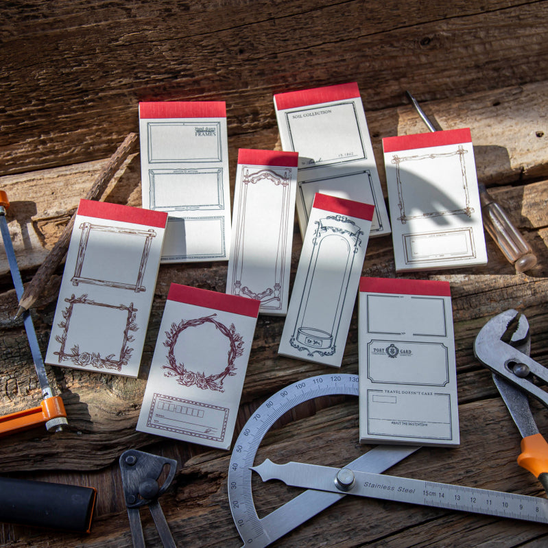 MOKING Carpenter's Hut Papel decorativo para bloc de notas