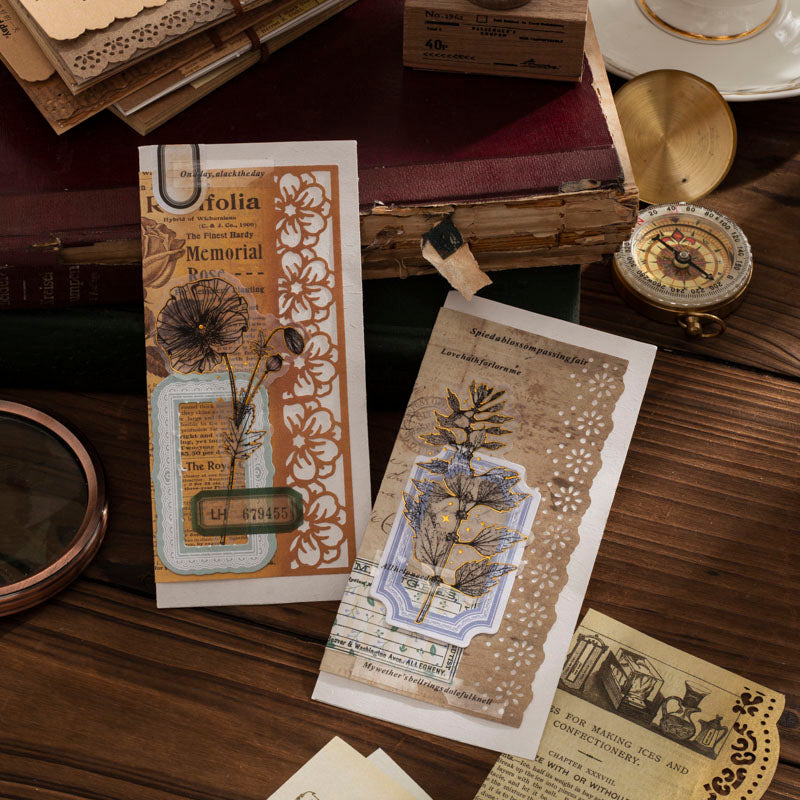 vintage scrapbook paper for card making