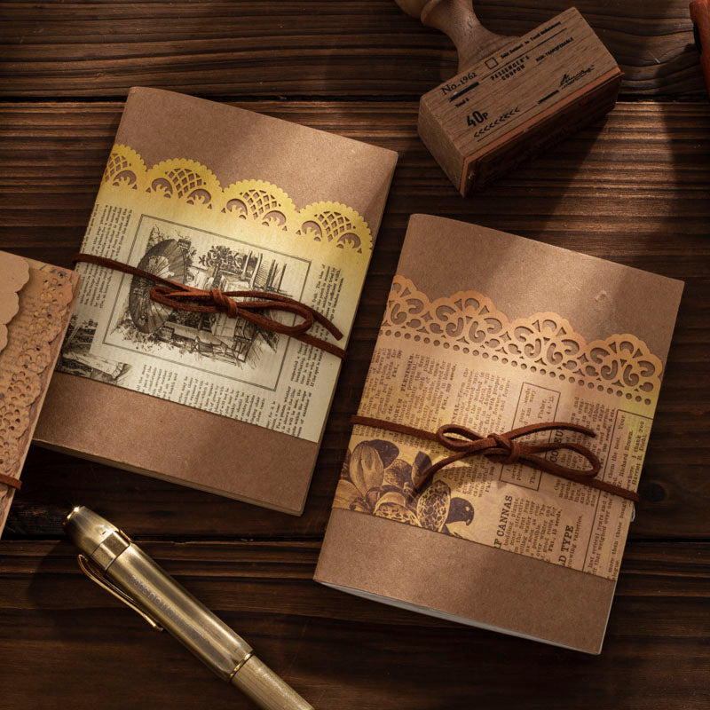 vintage scrapbook paper for notebook cover