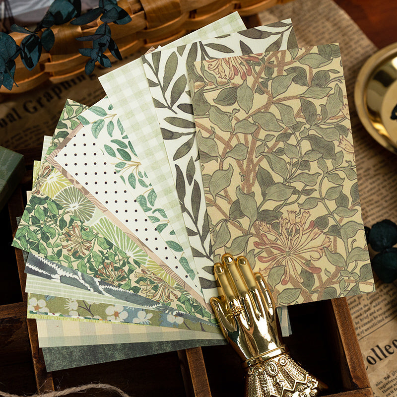 plant scrapbook paper