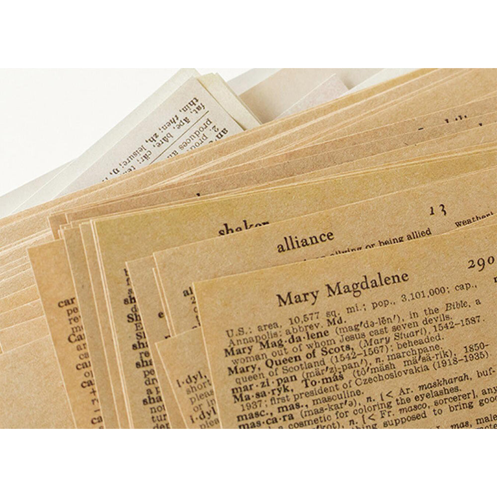 YANJI Libro Antiguo Vintage Scrapbook Papel 57PCS