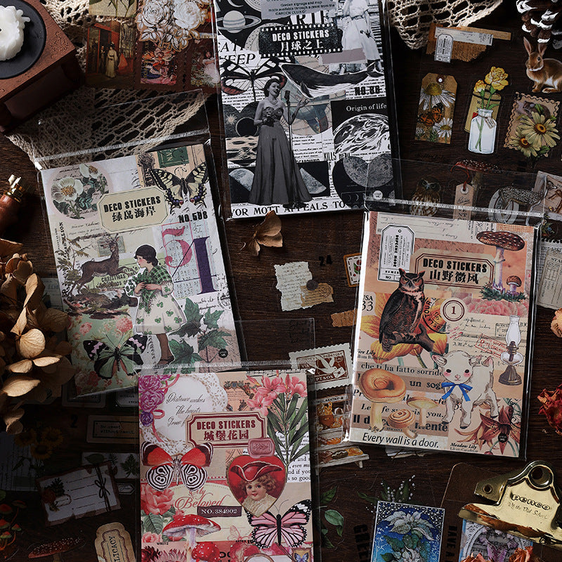 antique sticker book