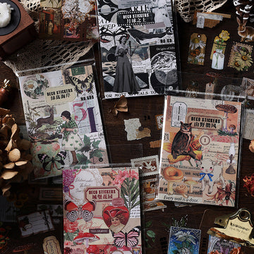 antique sticker book