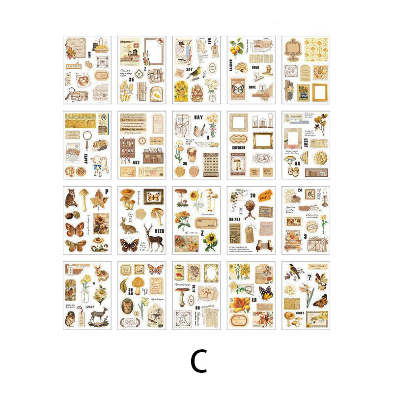 sticker book vintage