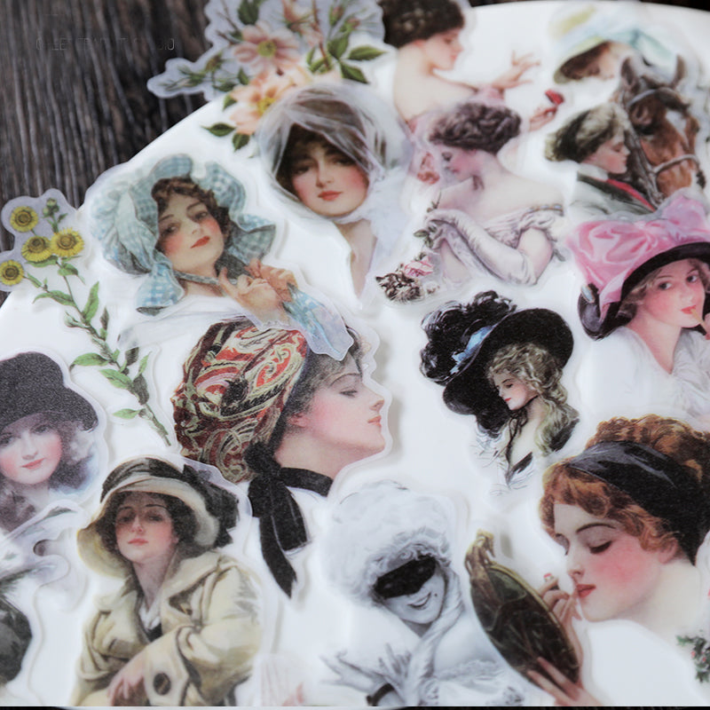 retro women stickers