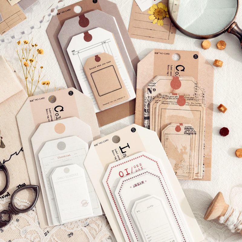 MOCARD Label Stickers 30PCS | MOOBOOM – mooboom