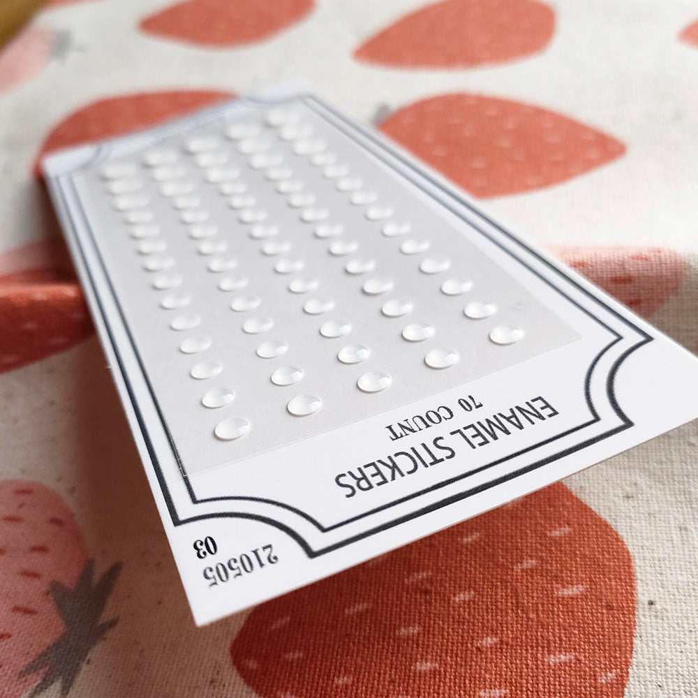 flat dew drop sticker for scrapbooking