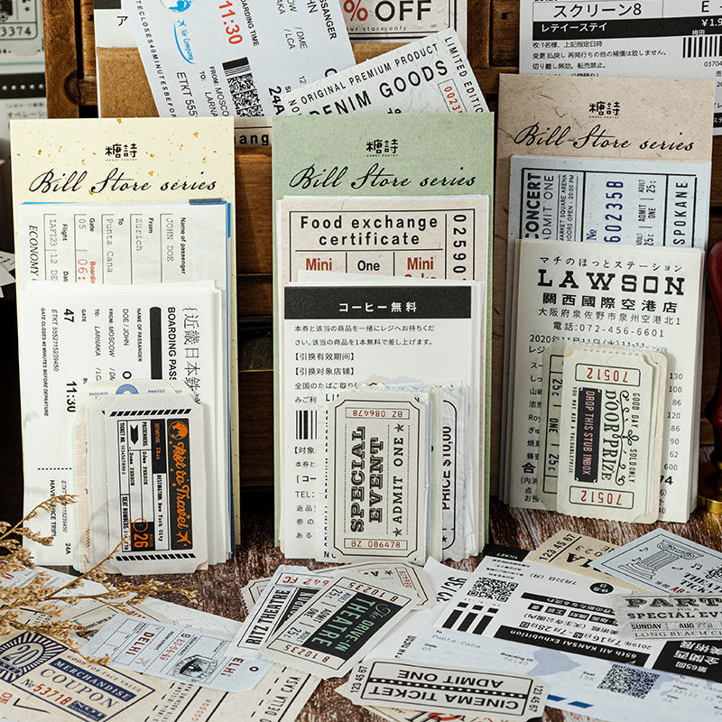 Japanese ticket papers
