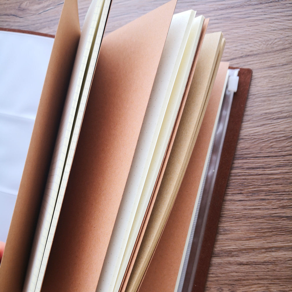 detail of filler notebook