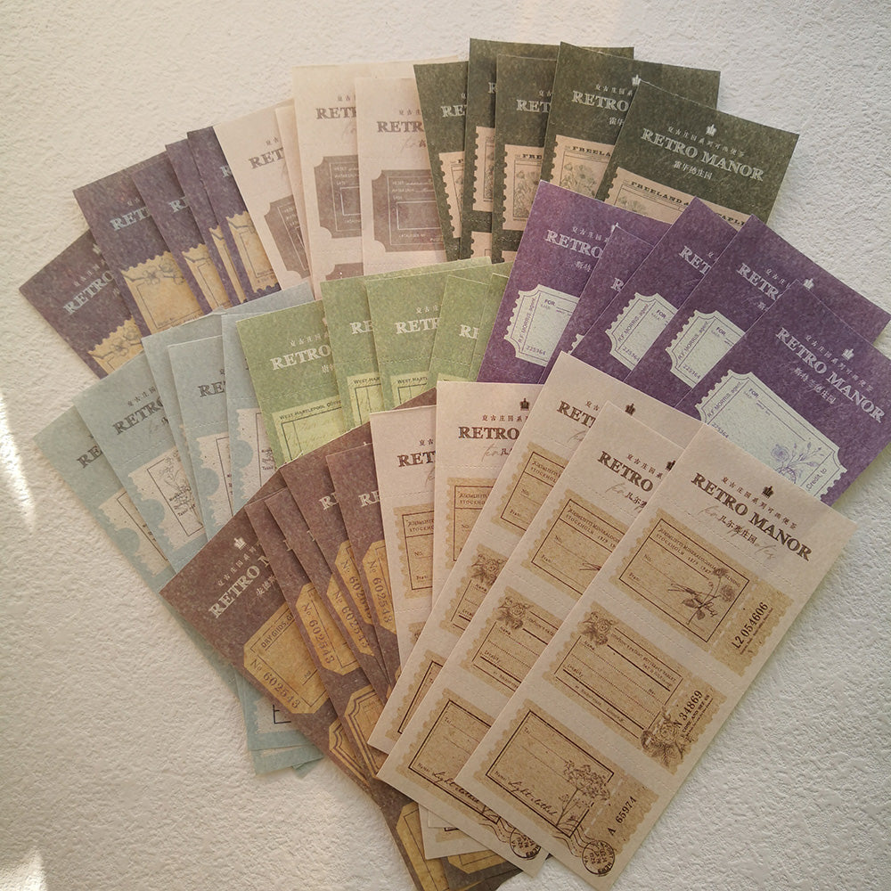 vintage decorative memo papers 40pcs