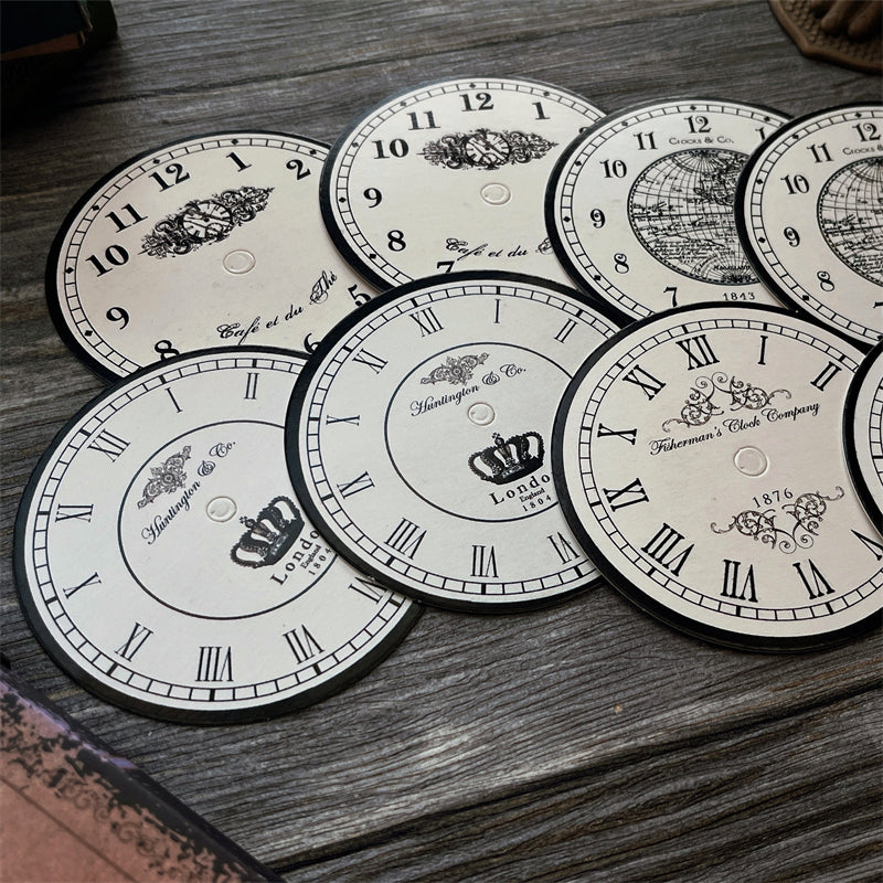 vintage time clock paper
