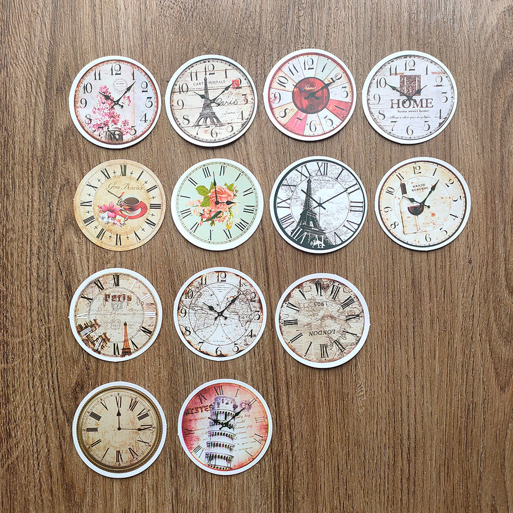 clock face sticker