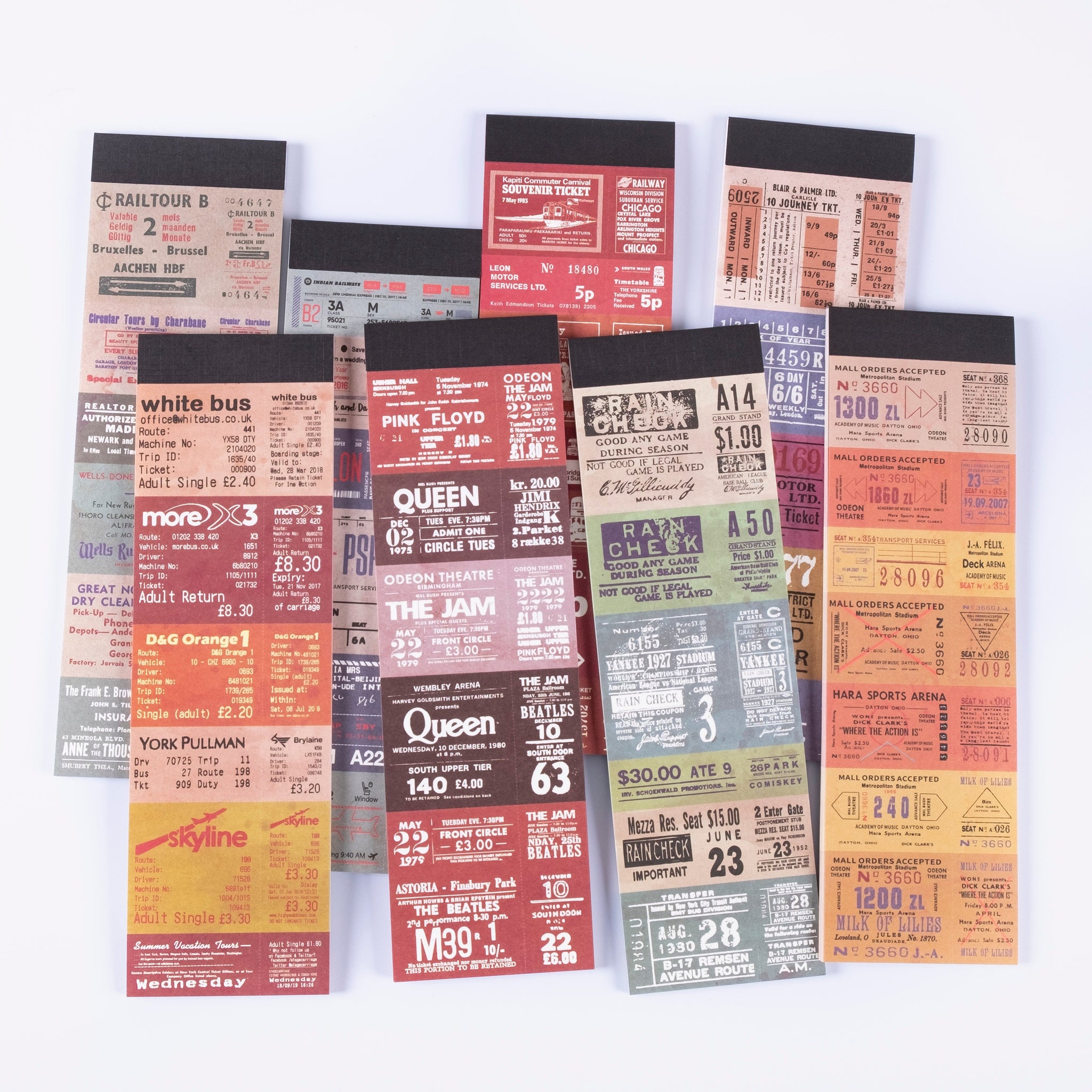vintage ticket theme scrapbook paper buy bulk