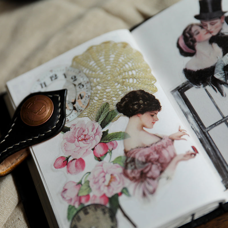 vintage people stickers