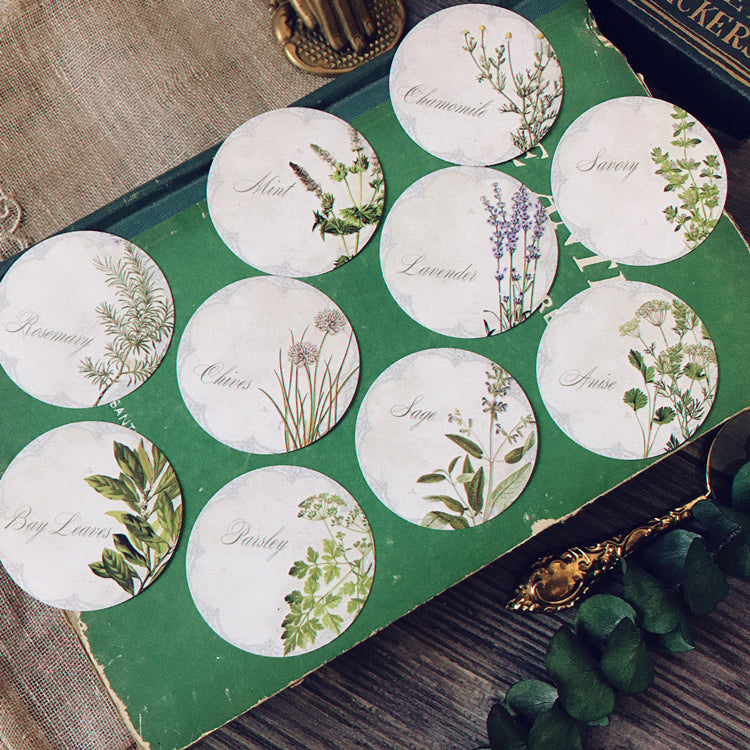 vintage-round-plant-stickers