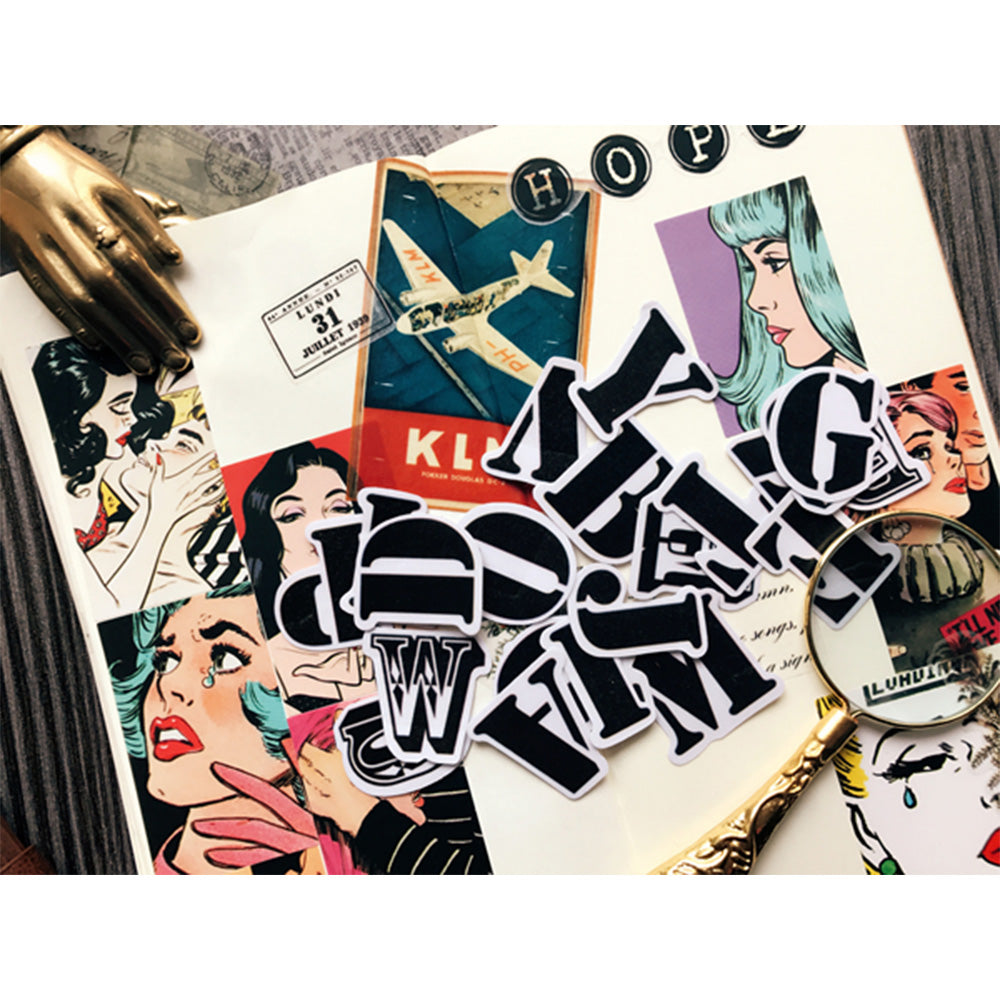Uppercase Letter Stickers 29PCS – mooboom