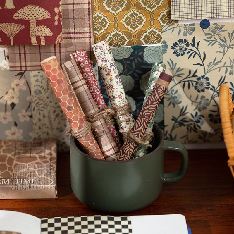 floral print scrapbook paper