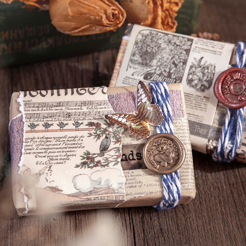 retro sticker for gift package