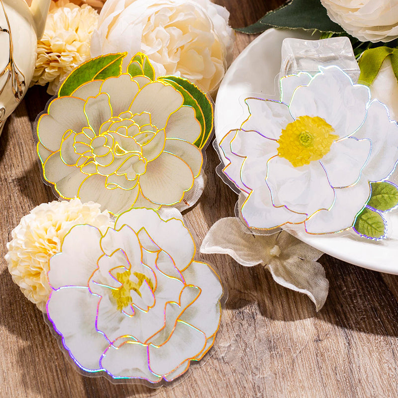 flower sticker for journal