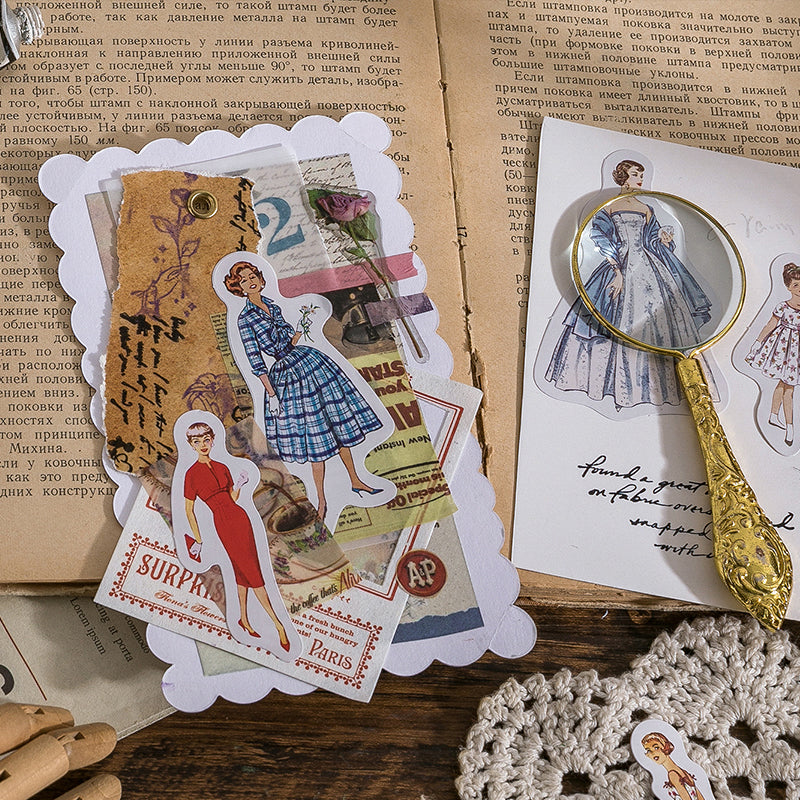 girl journal sticker