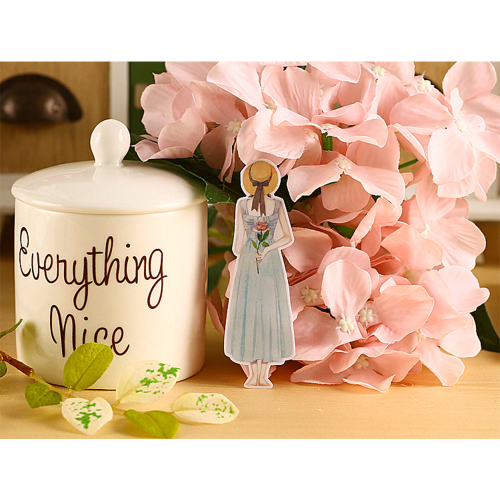 girl journal sticker