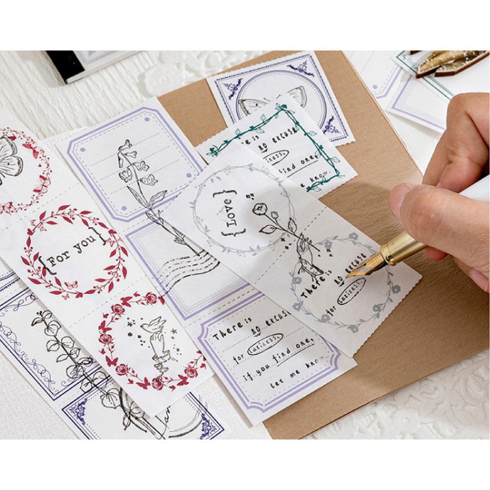 writable border paper for scrapbook